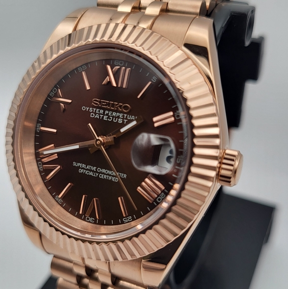 New Seiko Mod 39mm Automatic Watch - Picture 1 of 9